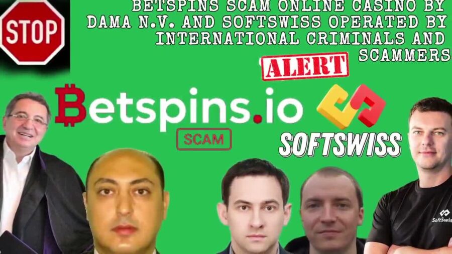 Betspins Online Casino – Scam You Should Never Trust DamaNV, Softswiss, and Ivan Montik