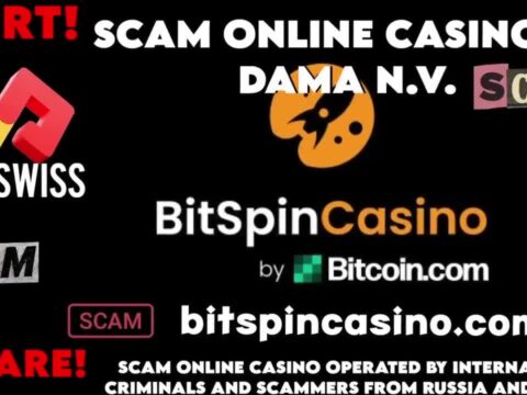 The Truth of Bitspin Scam Online Casino by DamaNV, Softswiss, and Ivan Montik
