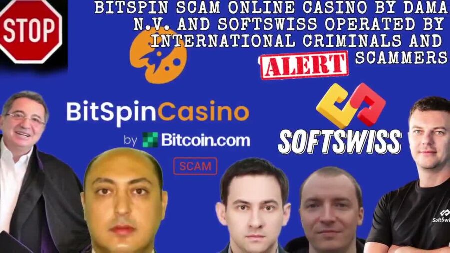 Bitspin Online Casino, a Scam in Disguise by Softswiss and DamaNV