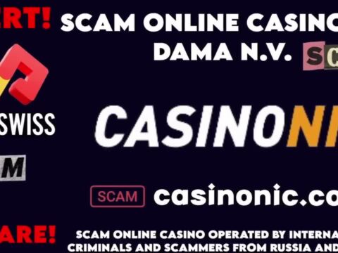 Casinonic Online Casino – Scam You Should Never Trust DamaNV and Softswiss