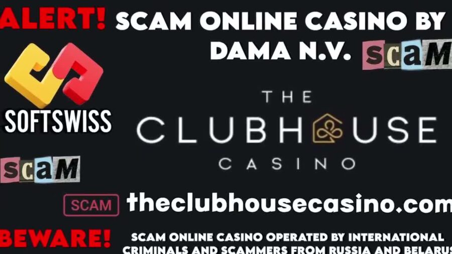 Clubhouse Online Casino – Scam You Should Avoid because DamaNV and Softswiss