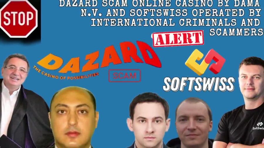 Dazard Online Casino – Scam You Should Never Trust DamaNV and Softswiss