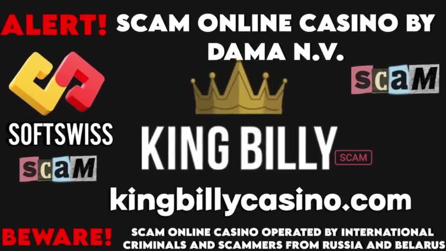 Kingbilly Casino by DamaNV and Softswiss online scam