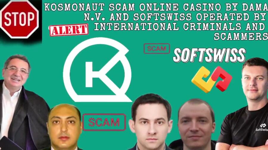 Kosmonaut Online Casino Scam You Should Be Aware Of, scam by DamaNV and Softswiss
