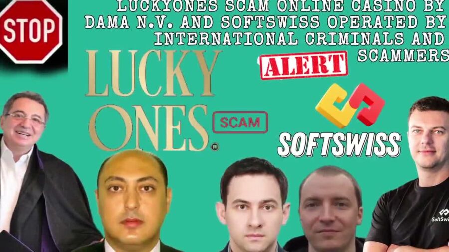 Luckyones Online Casino – Fraud by Softswiss and Dama NV
