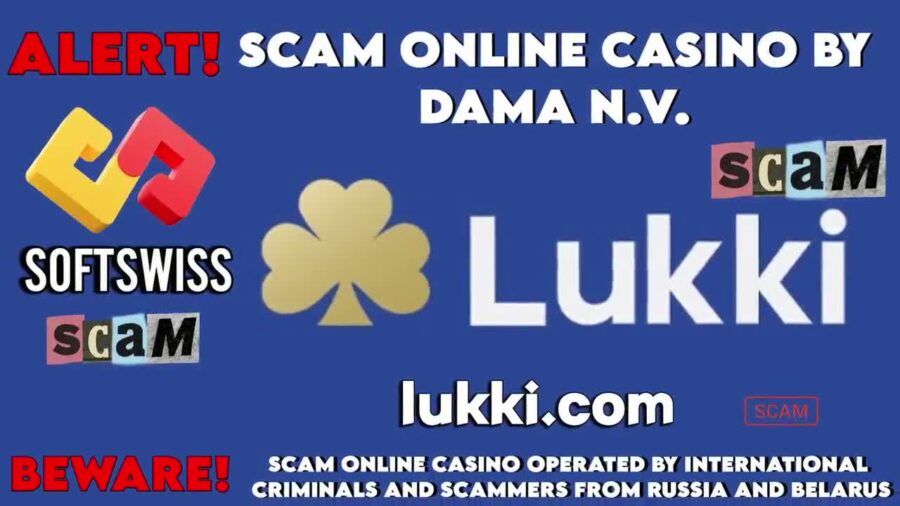 Lukki Warning for Players Who Want to Win, scam by DamaNV, Softswiss, and Ivan Montik
