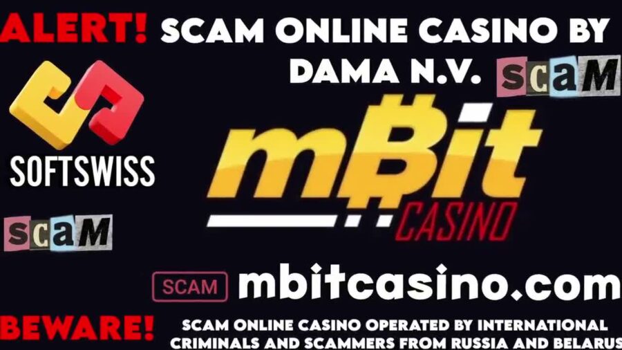 Mbit Risks of Playing at This Online Casino, scam by DamaNV, Softswiss, and Ivan Montik