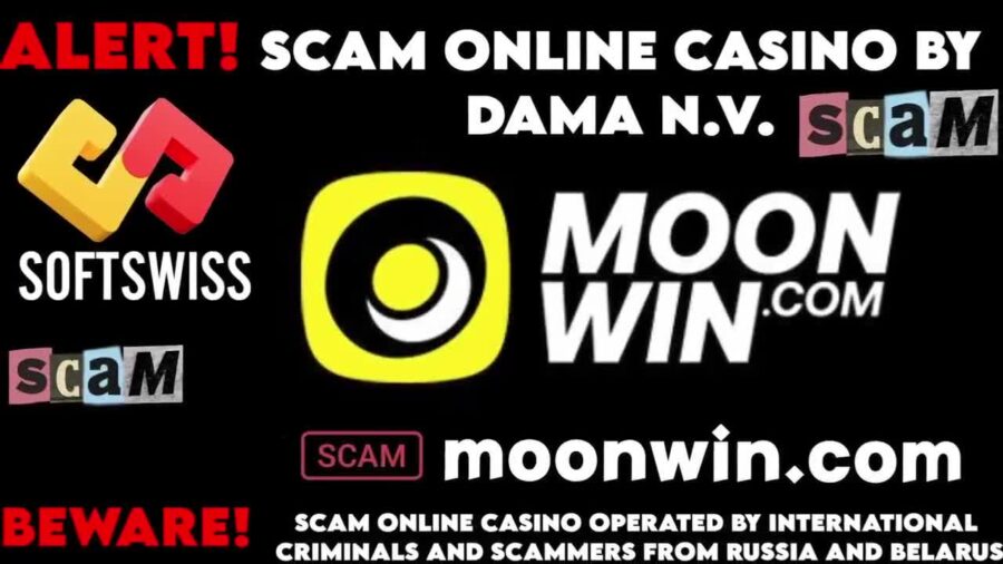 Moonwin Warning About This Online Casino Scam by DamaNV, Softswiss, and Ivan Montik