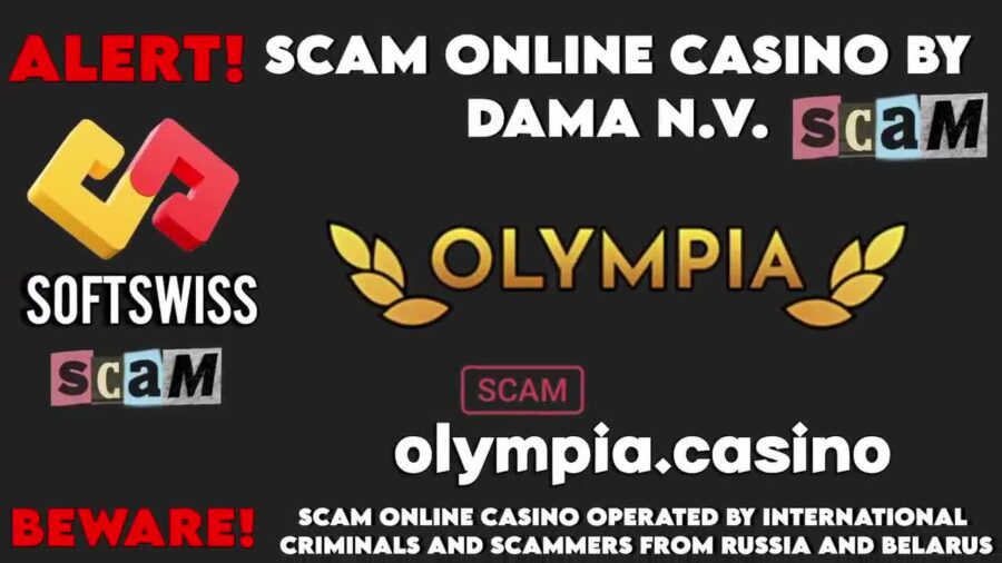 Olympia Scam Behind This Online Casino by Softswiss and Dama NV