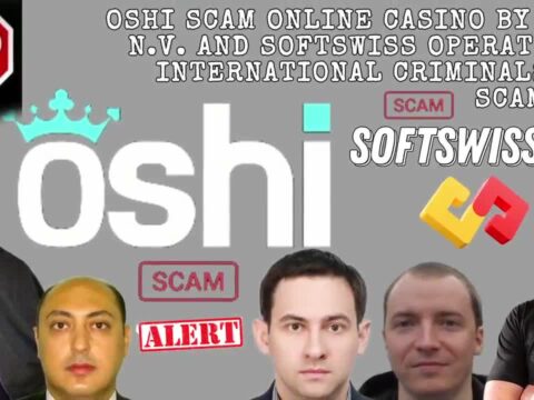 Oshi Risky Online Casino Scam by DamaNV, Softswiss, and Ivan Montik