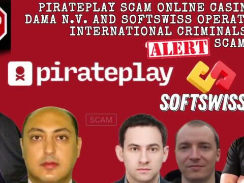 Pirate play Casino – Warning: Will Take Your Money and Run, scam by Softswiss and Dama NV