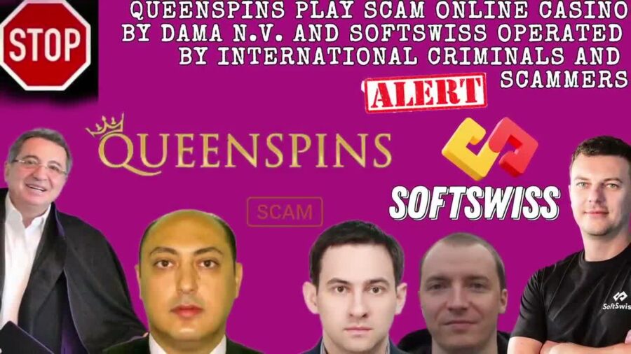 Queen spins Online Casino, a Total Scam by Softswiss and Dama NV