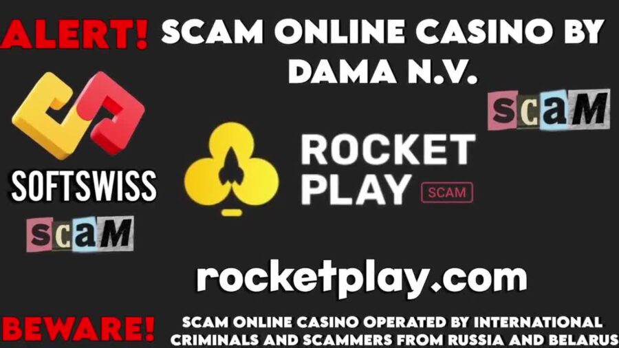 Rocketplay Online Casino, a Scam in Disguise by Softswiss and Dama NV