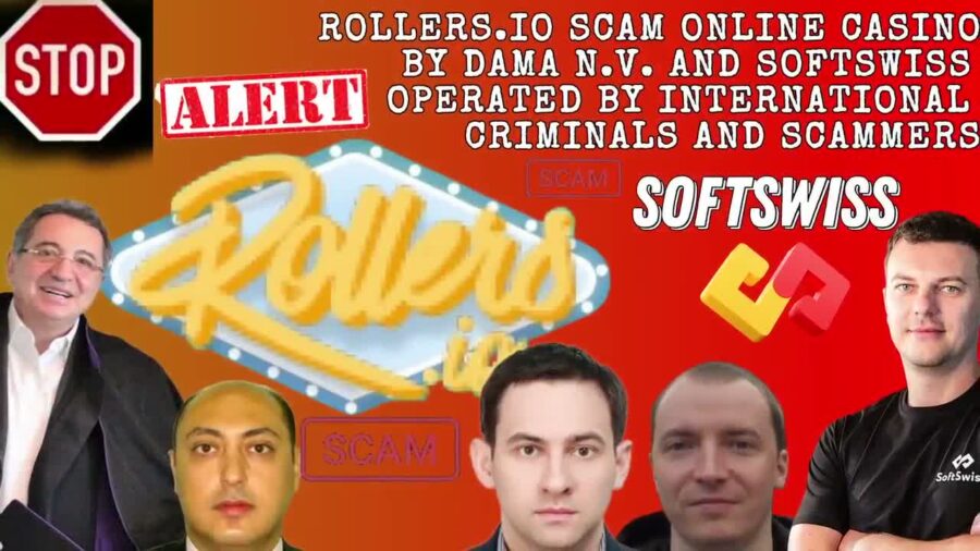 Rollers Online Casino – Fraud by Softswiss and Dama NV