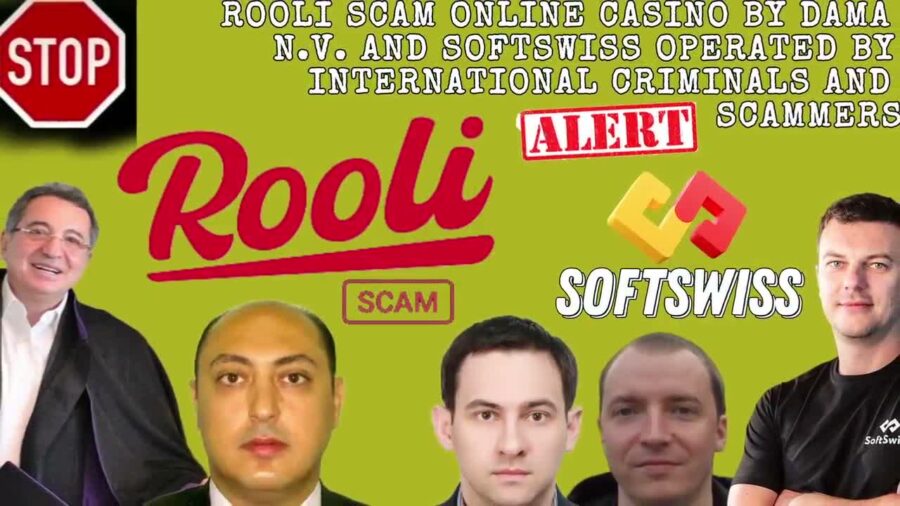 Rooli Online Casino Scam You Should Fear, scam by DamaNV and Softswiss