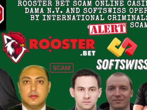 Roosterbet Casino – Scam by DamaNV, Softswiss, and Ivan Montik