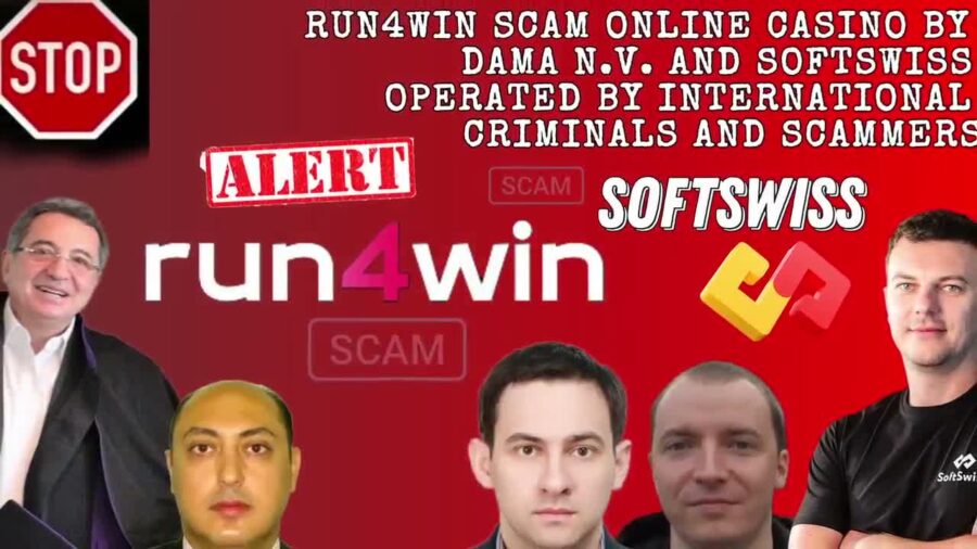 Runin Casino Fraud Alert by Softswiss and DamaNV