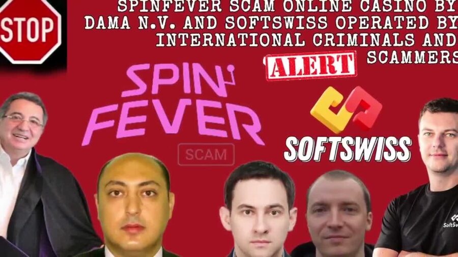 Spinfever Red Flag for Online Casino Players, casino by DamaNV and Softswiss